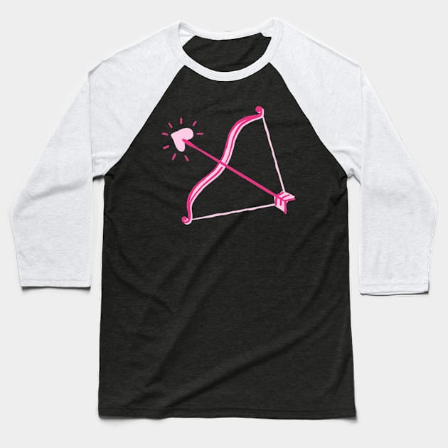 Love arrow Baseball T-Shirt by DeviAprillia_store